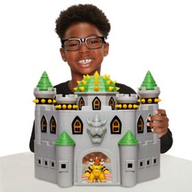 Super Mario Deluxe Bowser's Castle with 5 Figures