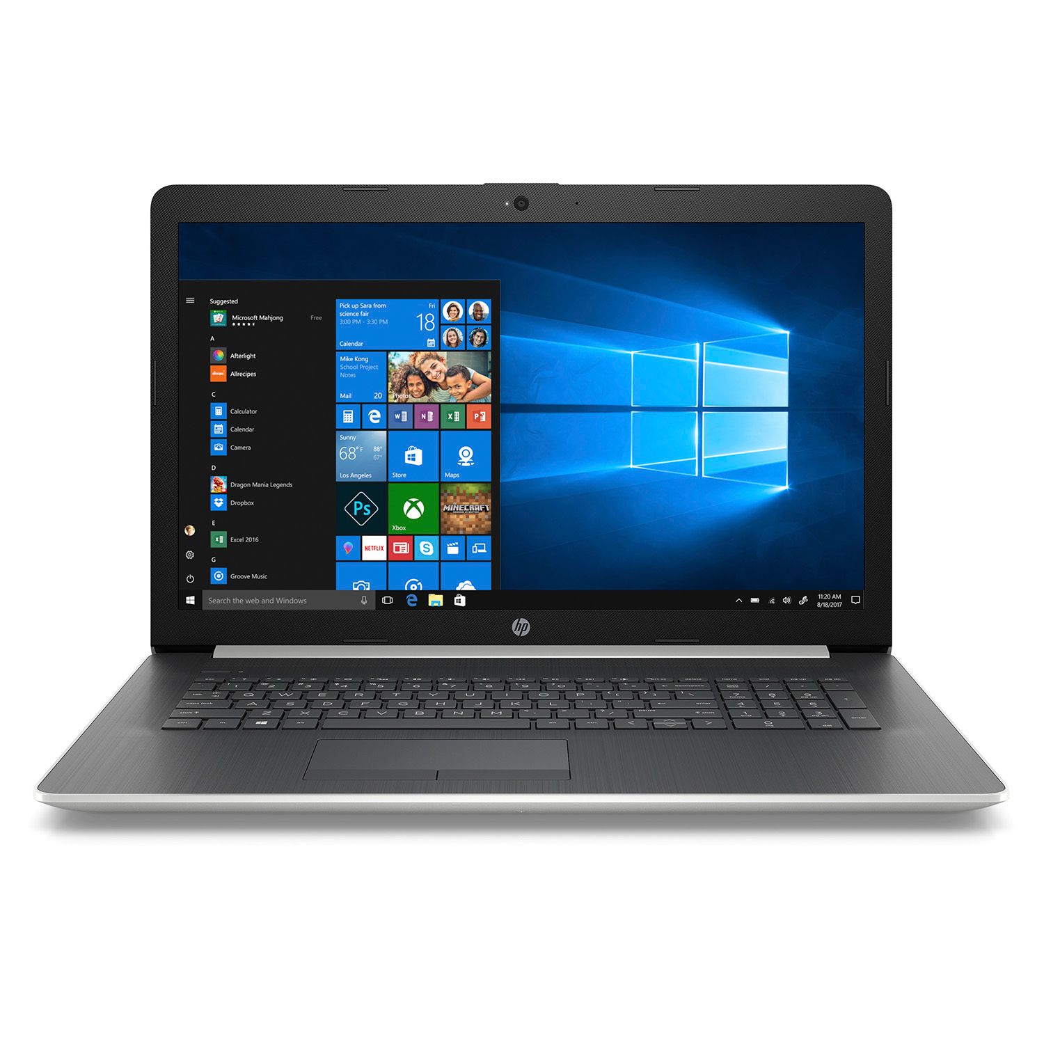 HP 17-by0068cl 17.3″ Laptop, 8th Gen Core i7, 20GB RAM, 2 TB HDD