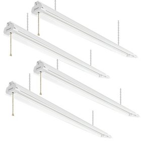 Westinghouse 4' 5000 Lumen LED Shop Light, White Finish, 4 pk.