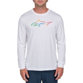 Greg Norman Men's Long Sleeve Golf Performance Tee