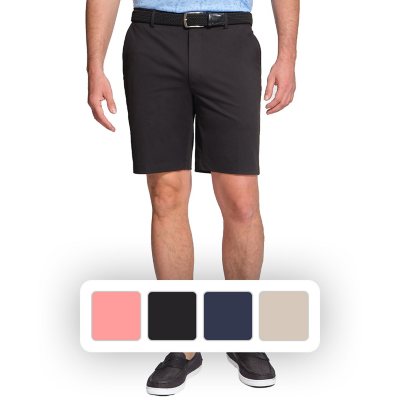 Greg Norman Men's Golf Performance Short Black 44:- Black, 44