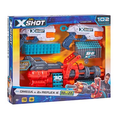 X-Shot Combo Pack OMEGA and 2 Reflex 6 