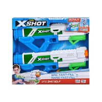 X-Shot Fast-Fill 2-Pack Water Blasters with Bonus Nano Blaster