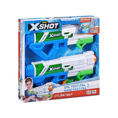 NEW Fill Water Blaster X-Shot Fast 2 PACK 