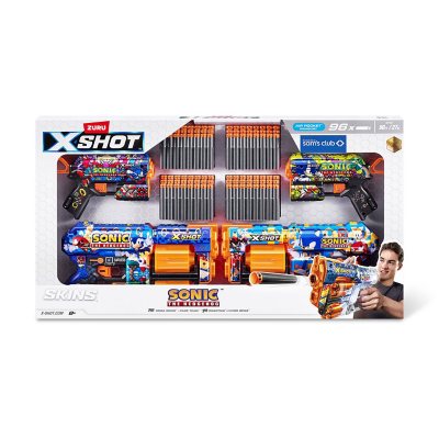 Zuru X-Shot Skins Sonic Blaster Combo Pack - Sam's Club