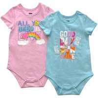 Epic Rights Baby Girls' 2 Pack Bodysuit