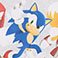 Sonic, variant on Character Boys Crewneck Sweatshirt