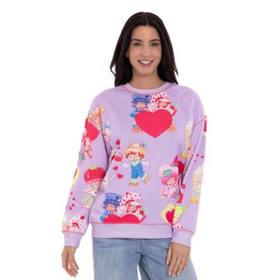 CHARACTER V-DAY SWEATSHIRT - STRAWBERRY SHORTCAKE S:- S, Strawberry Shortcake
