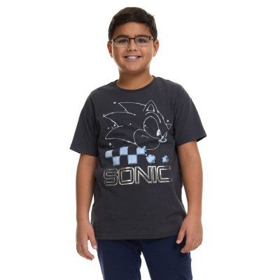 Character Boys Graphic Tee Sonic Warner Brothers L 10/12:- Sonic Warner Brothers, L 10/12
