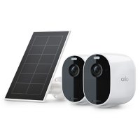 Arlo Essential Spotlight Camera + Solar Panel (2 Cameras + 1 Solar Panel)