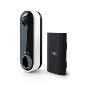 Arlo Wire-Free Video Doorbell Bundle Doorbell + Extra Battery