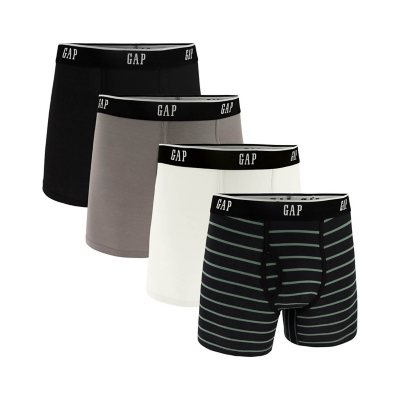 GAP Mens 3-Pack Boxer Brief Underpants Underwear Black Floral S at   Men's Clothing store