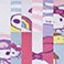 Hello Kitty, variant on Character Girls No Show Sock