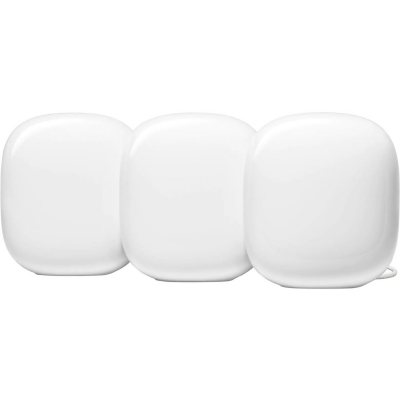 Google Nest Wi-Fi Pro AXE5400 Wireless Tri-Band Gigabit Mesh System  (3-Pack) - Snow - Sam's Club