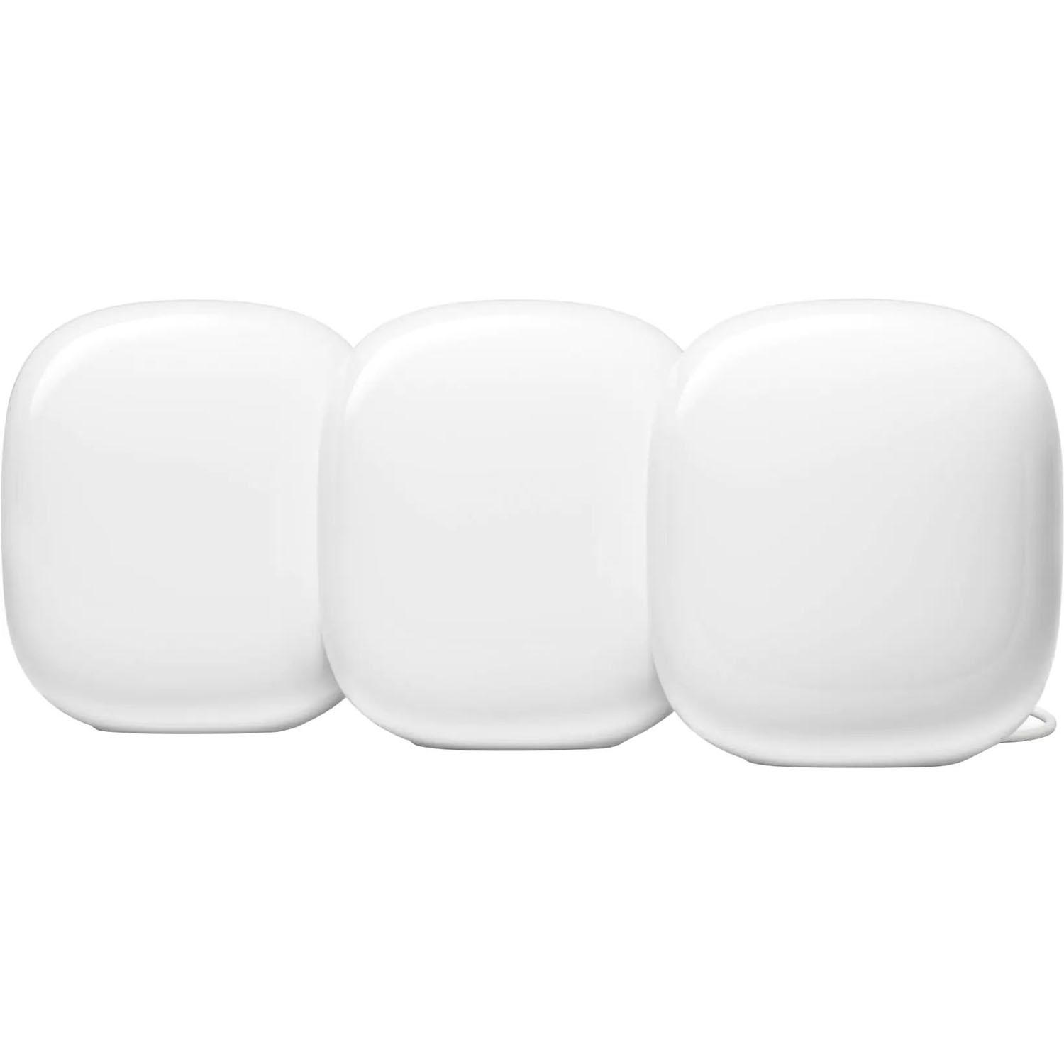 Google Nest WifI Pro 6E - 3 Pack Cotton White