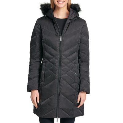 kenneth cole womens puffer coat