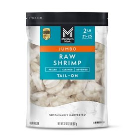 Member's Mark Raw Jumbo Shrimp, Frozen 2 lbs.