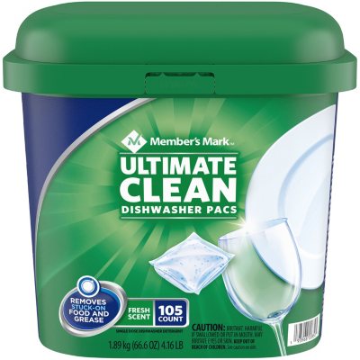 Member's Mark Ultimate Clean Unit Dose Auto Dish Detergent (105 ct