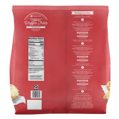 Member's Mark Southern Style Waffle Fries, Frozen (4 lbs.) - Sam's Club