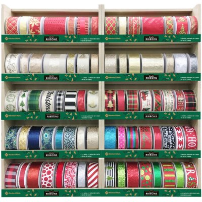 Packaging, Mailing & Displays Paper, Party & Kids Craft Supplies & Tools Bow Making Ribbon Merry 