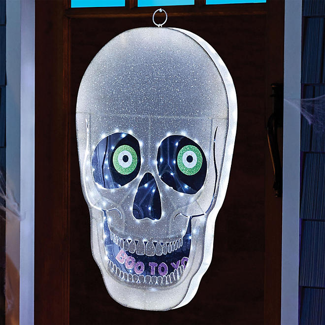 Member's Mark Pre-Lit Skull Halloween Decor