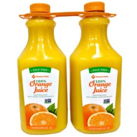 Member's Mark 100% Orange Juice, Pulp Free (2 pk.)