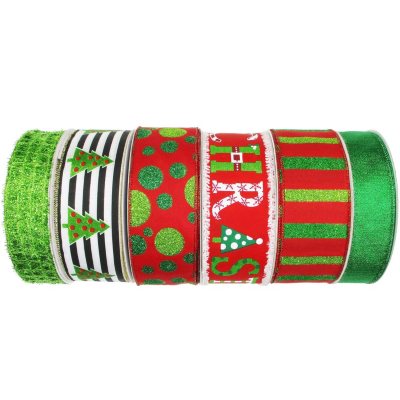 Member's Mark Premium Wired Holiday Ribbon (Christmas Classic) - Sam's Club