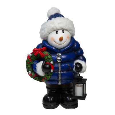 Member's Mark Snowman with Fur and LED Lantern - Sam's Club