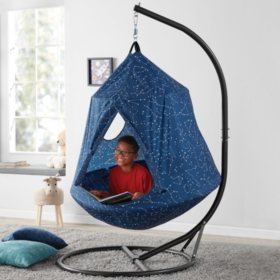 Hanging Pod Swing With Stand