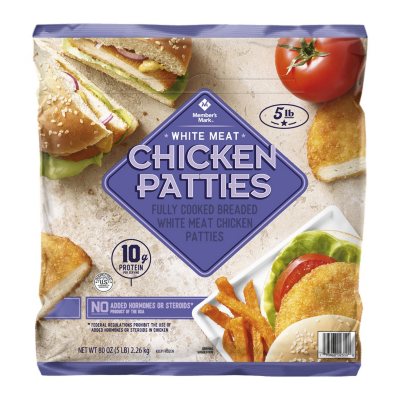 Fully Cooked Breaded Chicken Patties