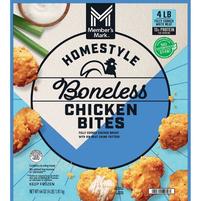 Member's Mark Homestyle Boneless Chicken Bites (4 lbs.) - Sam's Club