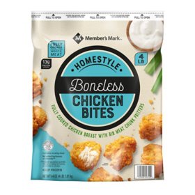Member's Mark Homestyle Boneless Chicken Bites 4 lbs.