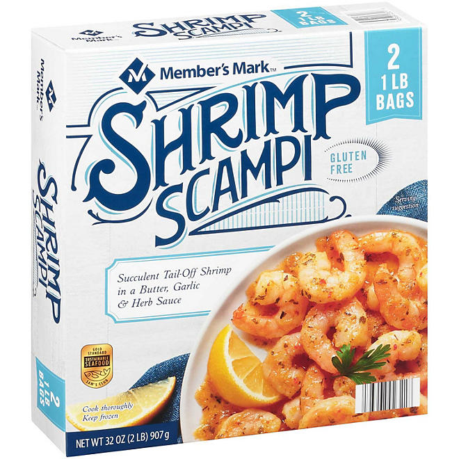Member's Mark Shrimp Scampi, Frozen 32 oz.