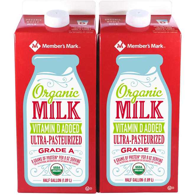 Member's Mark Organic Whole Milk (64 oz., 2 ct.)