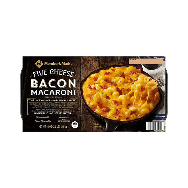 Member's Mark Five Cheese Bacon Macaroni 40 oz.