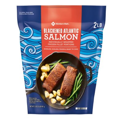Member's Mark Blackened Atlantic Salmon Portions (2 lbs.) - Sam's Club