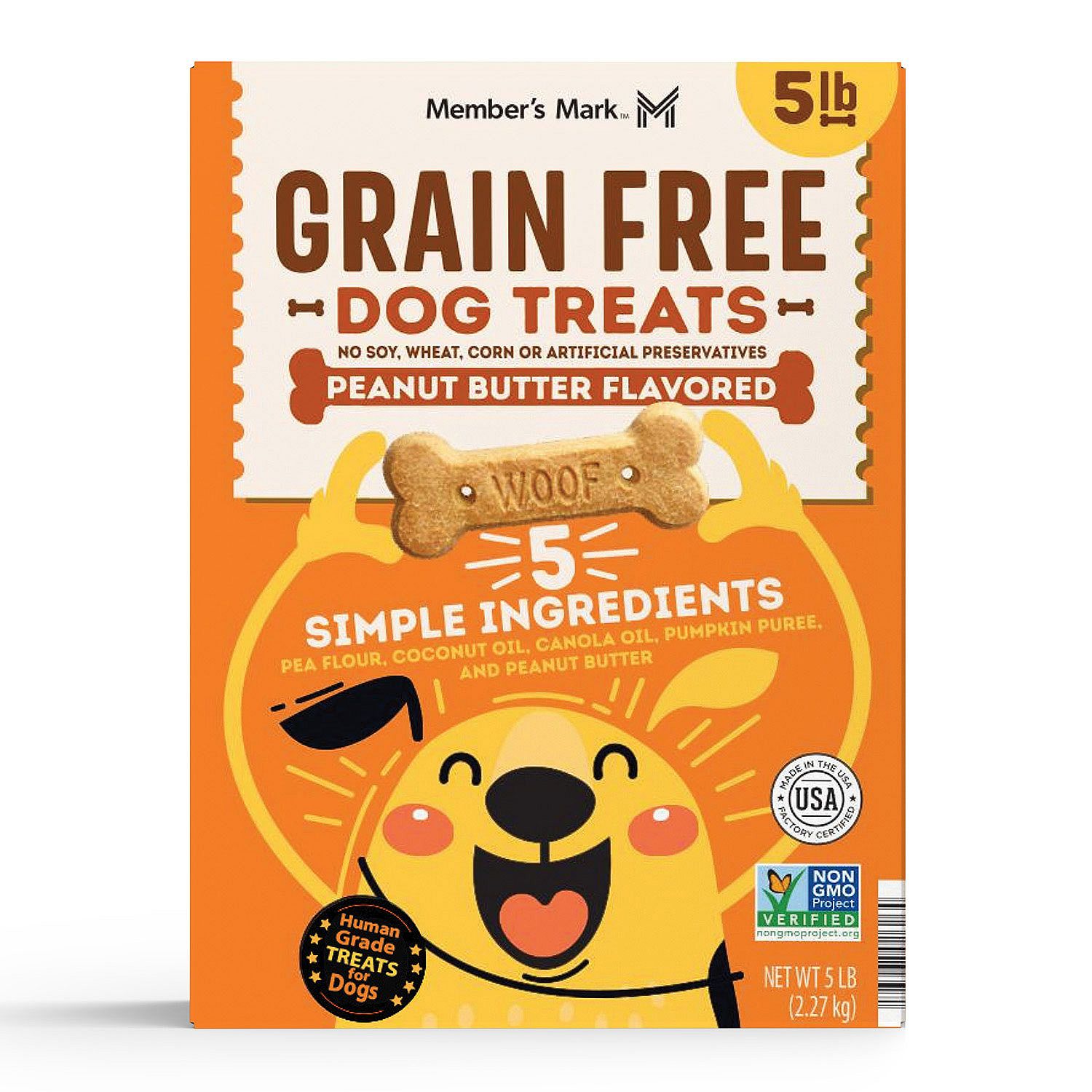 Member's Mark GrainFree Dog Treats, Peanut Butter Flavored (5 lbs.) eBay