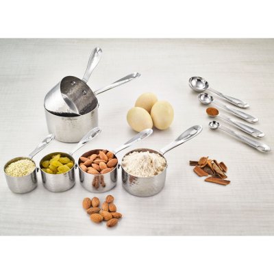 Measuring Cups and Spoons Set ,10 Piece Stainless Steel Measuring