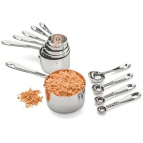 Member S Mark 10 Piece Hammered Measuring Set Assorted Colors