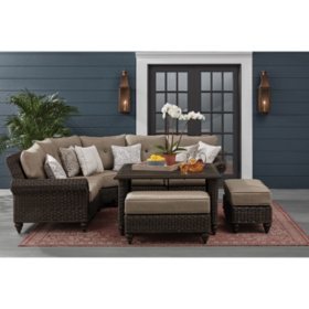 Member S Mark Mystic Ridge 6 Piece Sectional Set Sam S Club