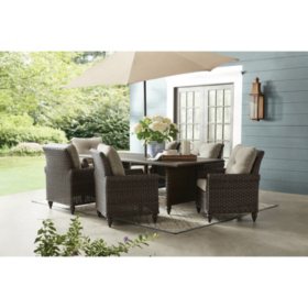 Member S Mark Mystic Ridge 7 Piece Dining Set Sam S Club