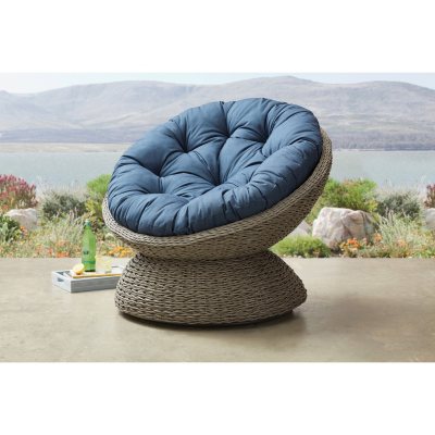 Gray discount papasan cushion