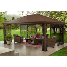 Outdoor Wooden Gazebo & Pergola Kits - Sam's Club