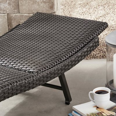 Member s Mark Padded Wicker Chaise 2 Pk