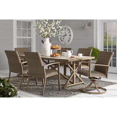 voor de hand liggend Twee graden ontwerper Member's Mark Heartland 7-Piece Dining Set - Sam's Club