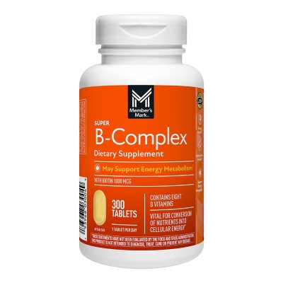 Member's Mark Super B-complex Dietary Supplement Tablets with