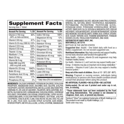 Member's Mark Adults 50+ Multivitamin Dietary Supplement, Heart and Immune  Health (400 ct.) - Sam's Club