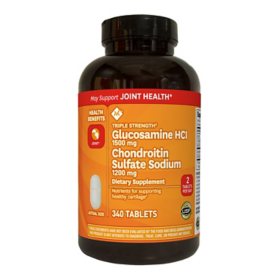 Member's Mark Triple Strength Glucosamine Chondroitin Tablets, 340 ct.