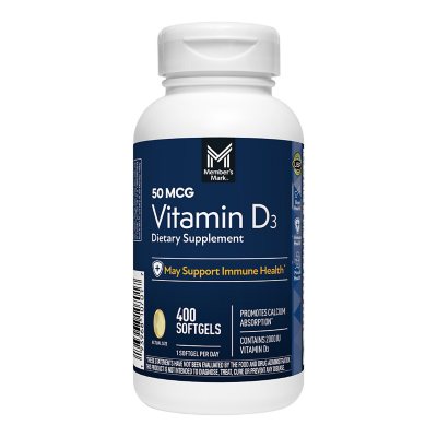 Vitamin D3 2000 Iu (50 Mcg) Bone Health And Immune Support Softgels - 500ct  - Up & Up™ : Target