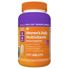 Member's Mark Women's Daily Multivitamin Tablets, 275 ct.